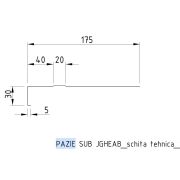 Pazie sub jgheab Caretta