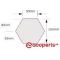 Capac coama unghiulara granule minerale Lindab Roca CCM-R
