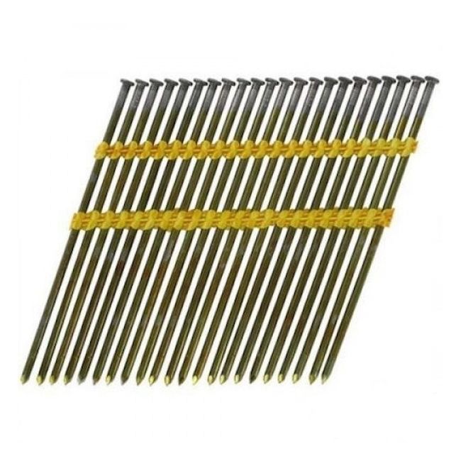 Cuie banda plastic, inclinatie 20° lise, galvanizate