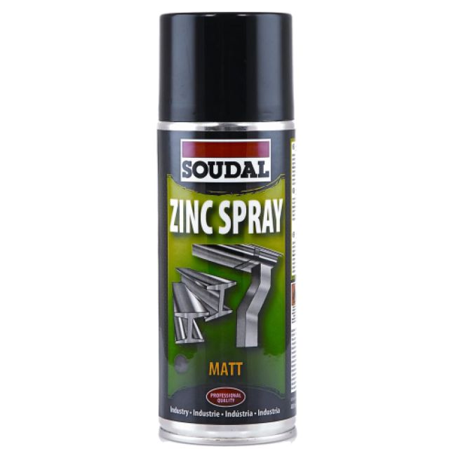 Spray zinc mat, 400ml	