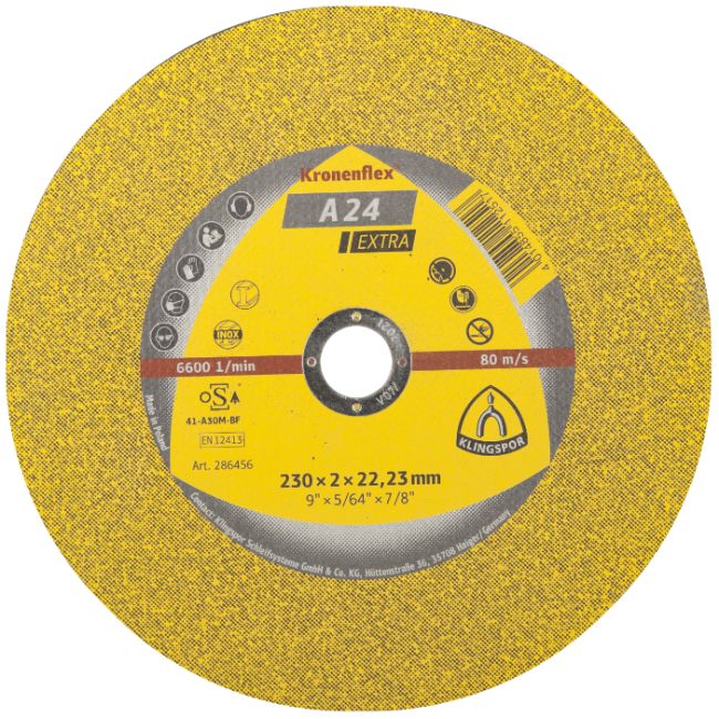DISC ABRAZIV KLINGSPOR  A24  EXTRA 230-2