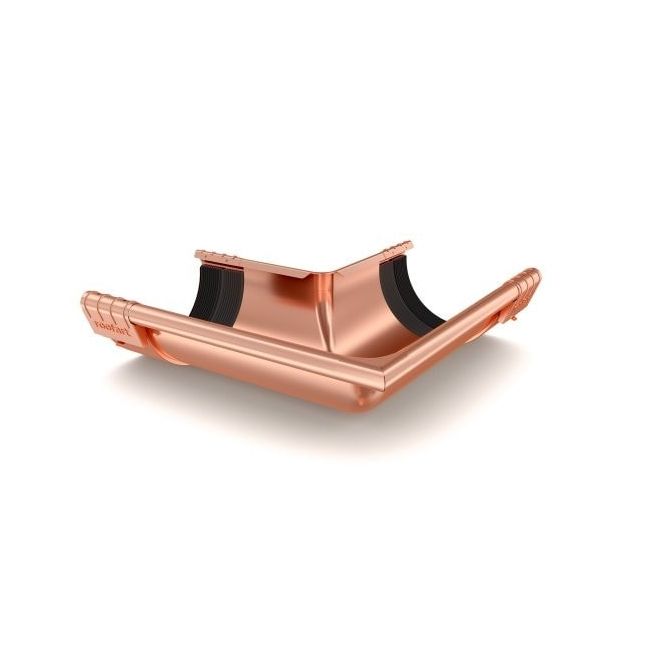 Coltar exterior cu bratara cupru 90°  Roofart